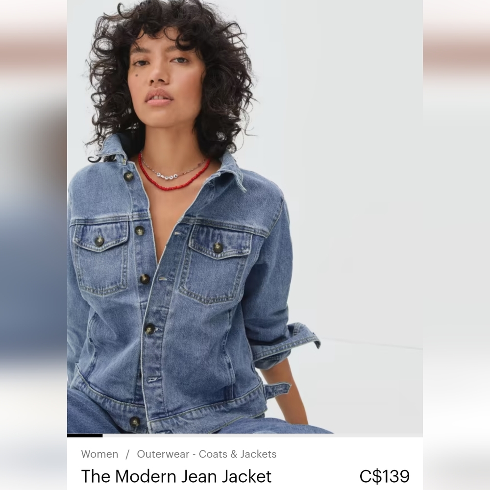 Small Everlane Denim Jacket